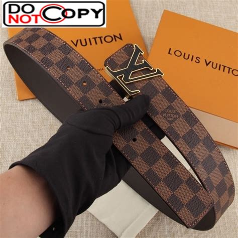 lv initials damier ebene belt|LV Initiales 40mm Reversible Belt Damier Graphite Canvas .